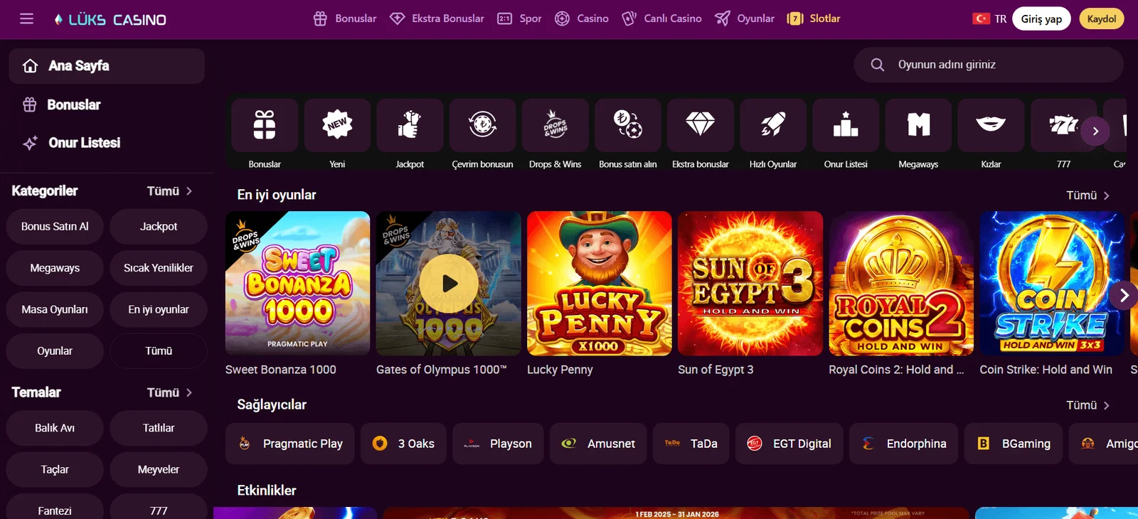 Luks Casino indir ile Şansını Yakala!